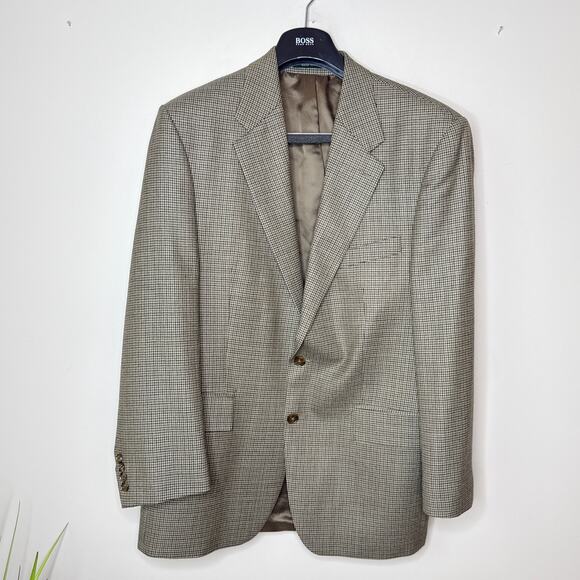 Lauren Ralph Lauren Men's Tweed Wool Alpaca Size 42R Blazer Sports Jacket Career - Picture 1 of 12